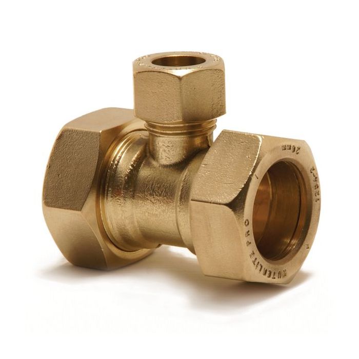 Pegler Yorkshire Kuterlite K918B reduced branch tee 35mm x 35mm x 15mm 