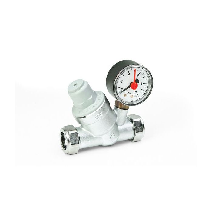 Intatec pressure reducing valve comes with gauge 22mm 