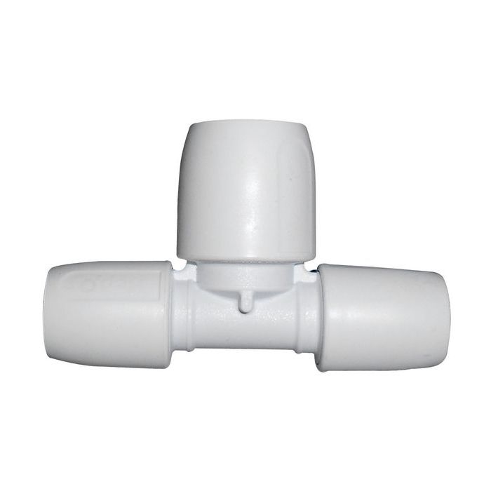 Wavin Hep2O HD18 double end reduced tee 15 x 15 x 22mm 