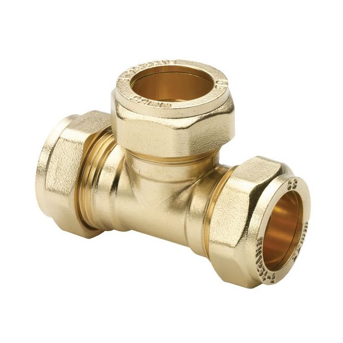 Wolseley Own Brand Center Center Brand compression equal tee 10mm 