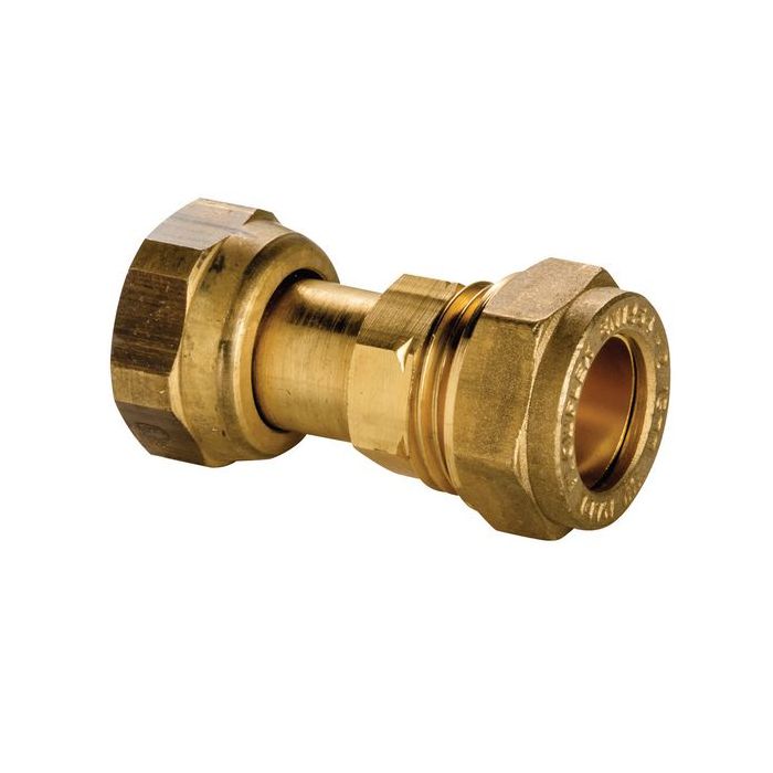 Wolseley Own Brand Center Center Brand compression female iron straight connector 15mm x 3/4 