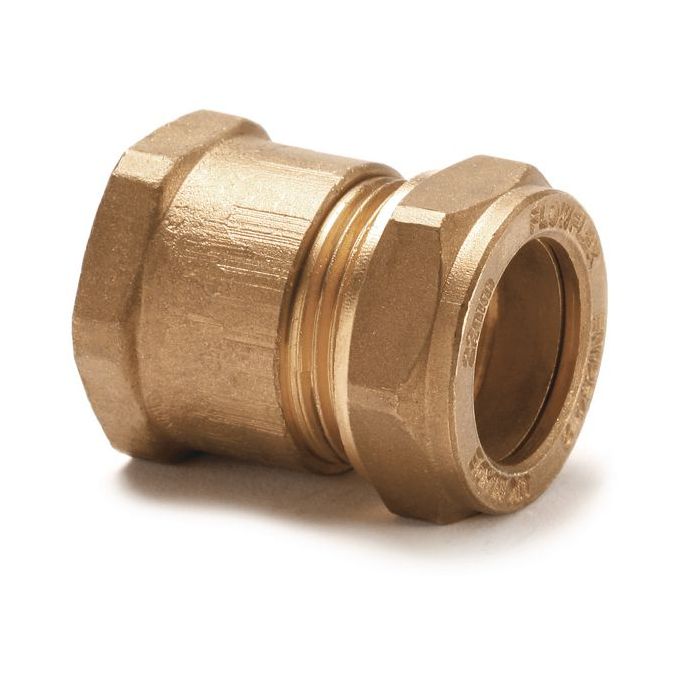 Center Center Brand compression straight female iron connector 28mm x 1 