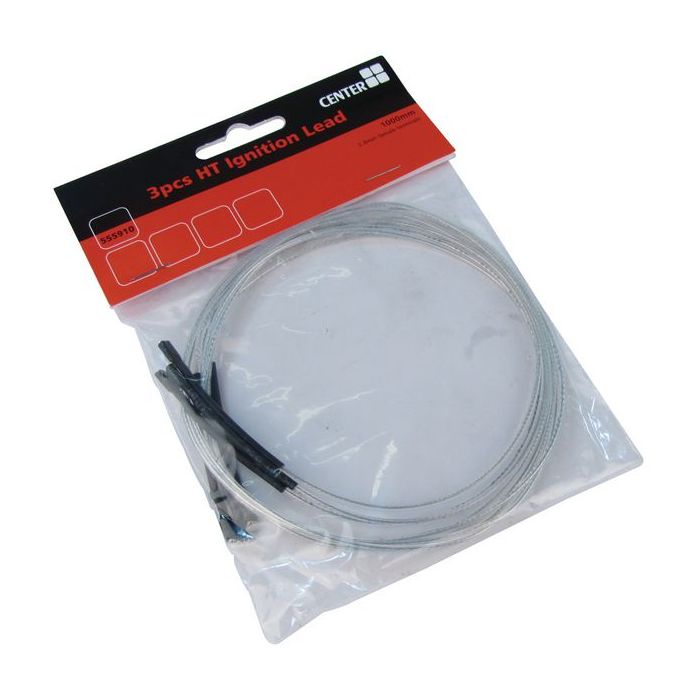 Center Center Brand ignition lead 1000mm (Pack of 3) 