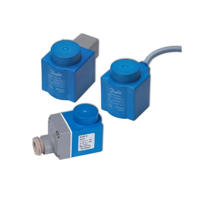 Danfoss EVR-AKV coil with DC terminal box 24v 20w 