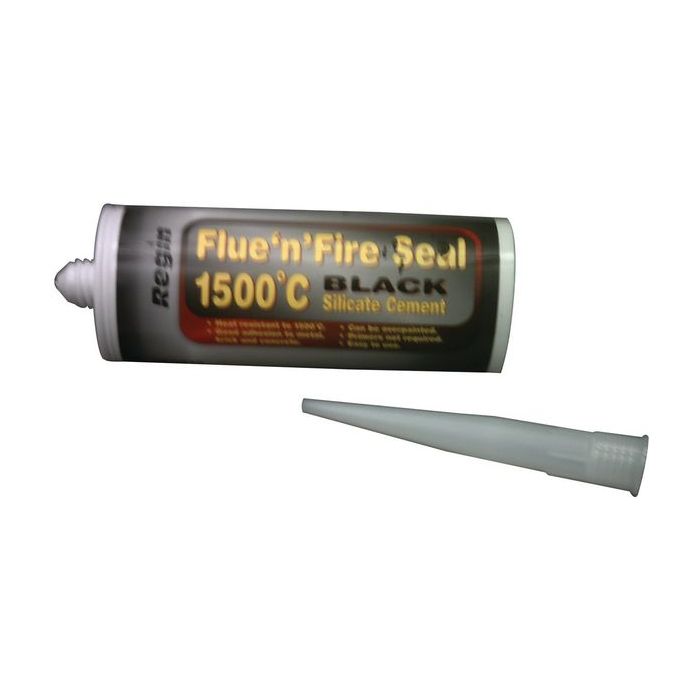 Regin REGZ32 flue & fire silicone black 