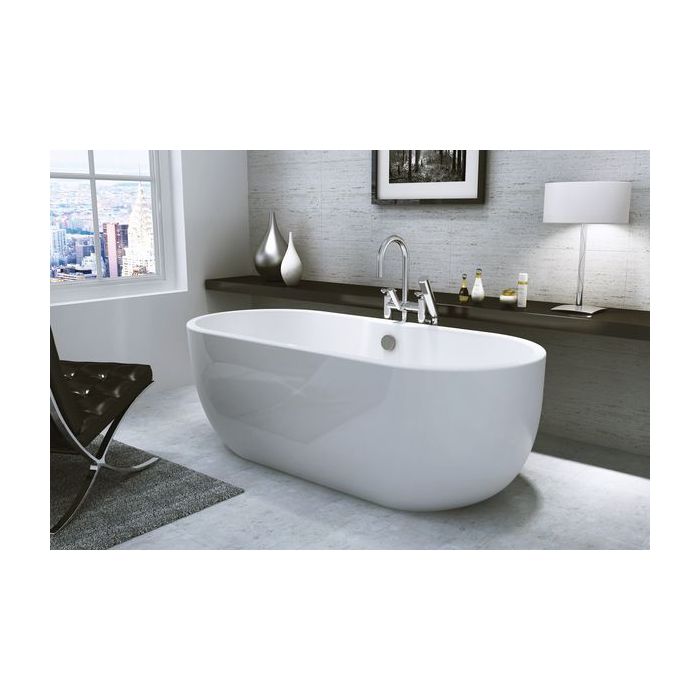 Nabis contemporary freestanding bath plus waste 