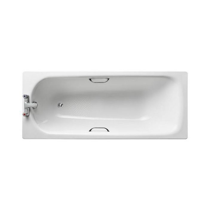 STEEL BATH 160X70 2TH DHG AS 1013  WHITE
