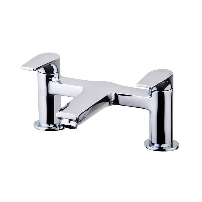 Nabis Ossia two tap hole bath filler tap Chrome 