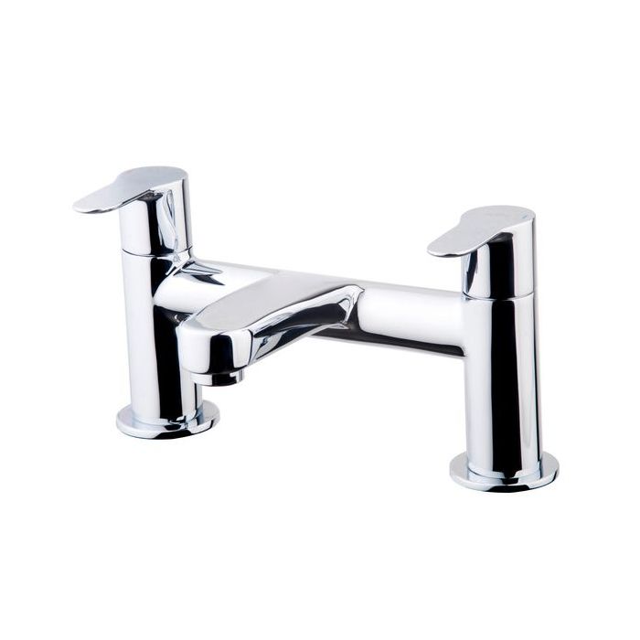 Wolseley Own Brand Nabis Corda two tap hole bath filler tap Chrome 