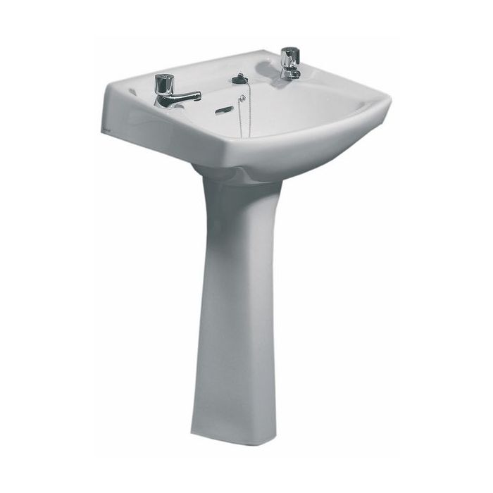 Twyford Classic sola / nocturne pedestal White