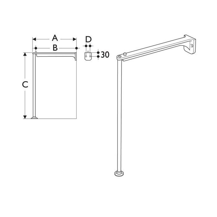 Armitage Shanks cleaner sink legs & bearers po