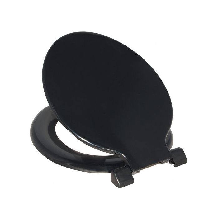 Celmac Calypso SCA21 dual position plast seat and cover Black