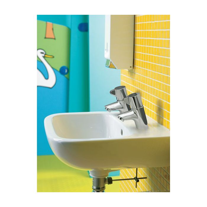 Ideal Armitage Shanks Portman 21 basin 50 cm white over flow no chain and 2 tap hole