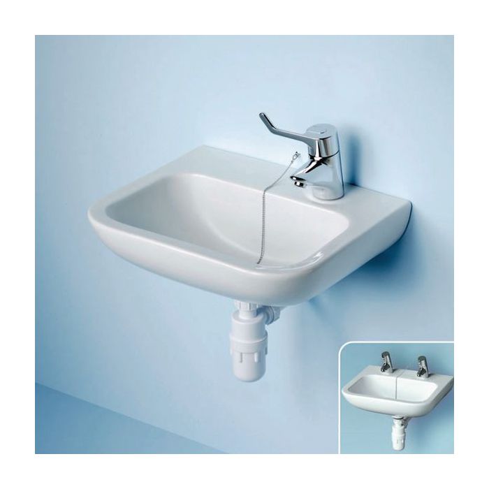 Armitage Shanks Portman 21 S2253 basin no overflow no chain 2-tap-hole 50 cm