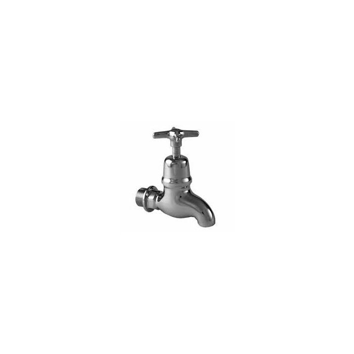 Pegler Yorkshire 141EC cold bibtap 1/2 Chrome Plated BS1010