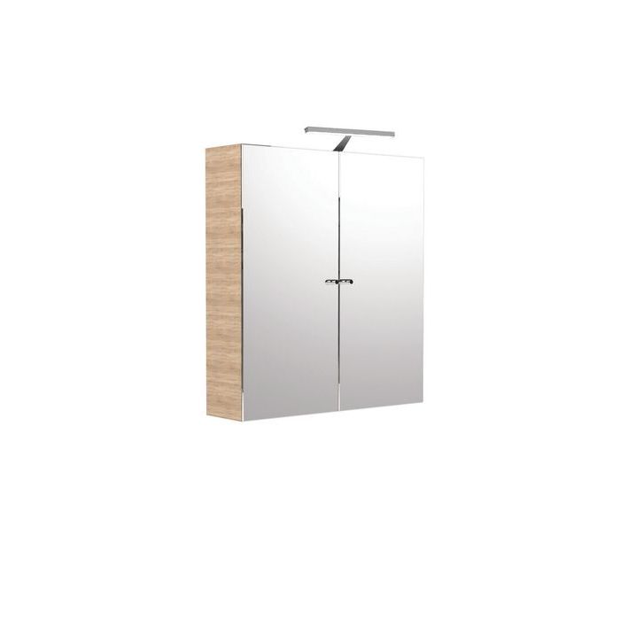 Wolseley Own Brand * NAB VISION 600MM DBL MIRROR CAB -N/OAK