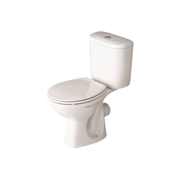 Roca Polo close coupled toilet pan White 