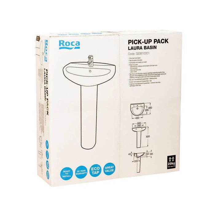 Roca Laura eco basin pick up pack 