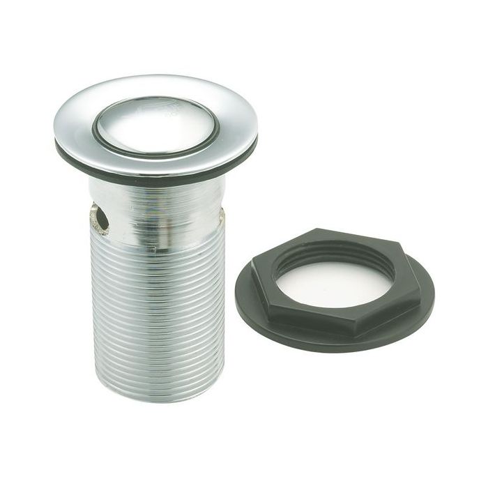 Roca push down pop-up basin waste Chrome Plated 