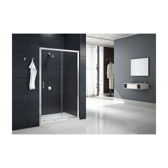Merlyn MBox sliding shower door fixed panel box 1400mm 