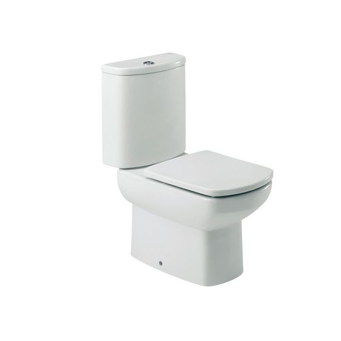 Roca Senso Close coupled toilet pan white 