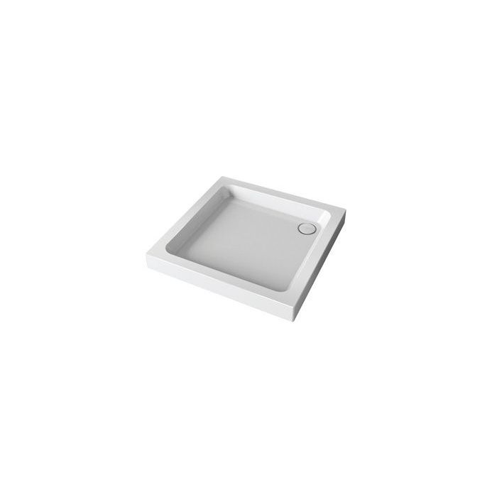 Mira Flight flat top shower tray and waste 900 x 900mm 