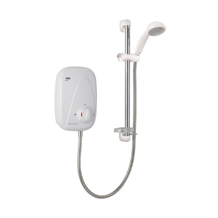 Mira Vigour manual power shower White/Chrome Plated 