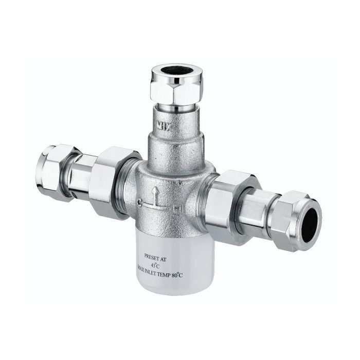 Bristan Sirrus mini T thermostatic mixing valve 15mm 