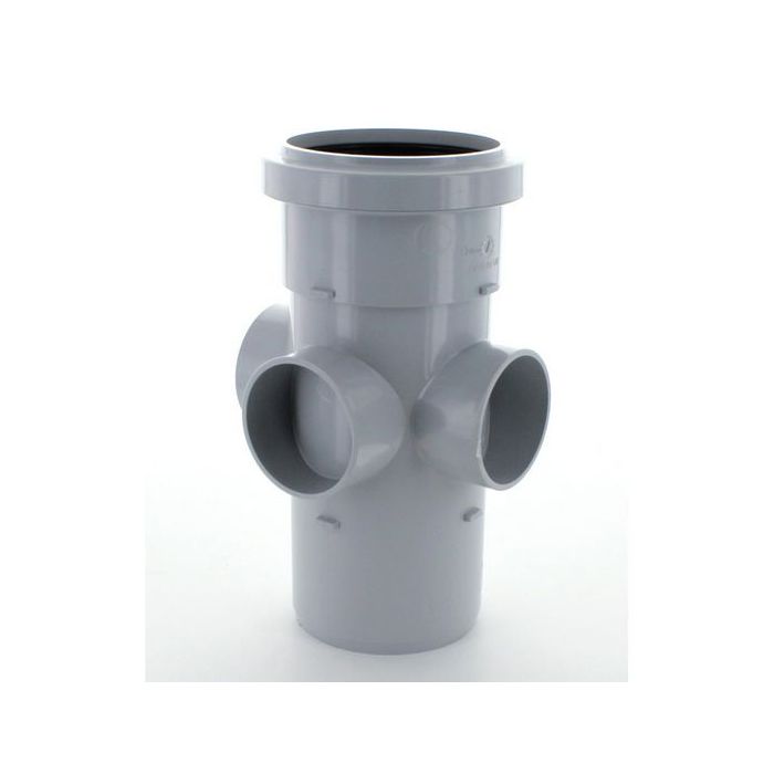 Center 3 Boss Pipe 110 Mm Grey