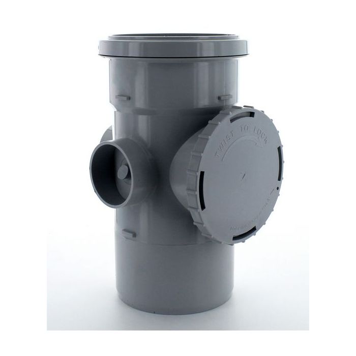 Center Access Pipe 110 Mm Grey