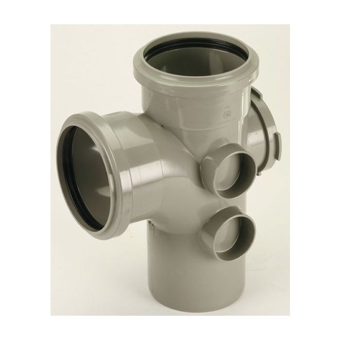 Center Access Branch 110 Mm 92.50 Deg Grey