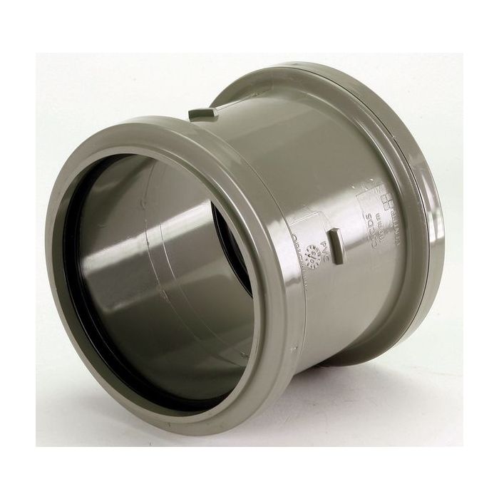 Center Double Socket 110 Mm Grey