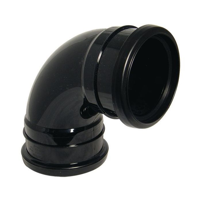 Center Bend 110 Mm 92.50 Deg Black