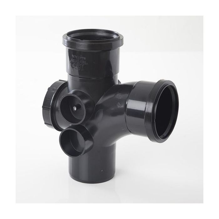 Center Access Branch 110 Mm 92.50 Deg Black