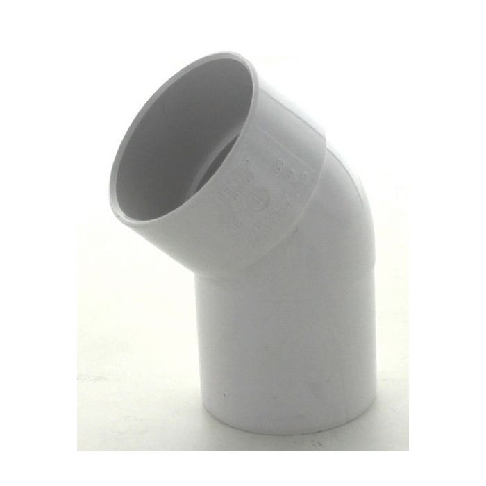 Center Cb405:W Spigot Bend 45 Deg 1.1/2