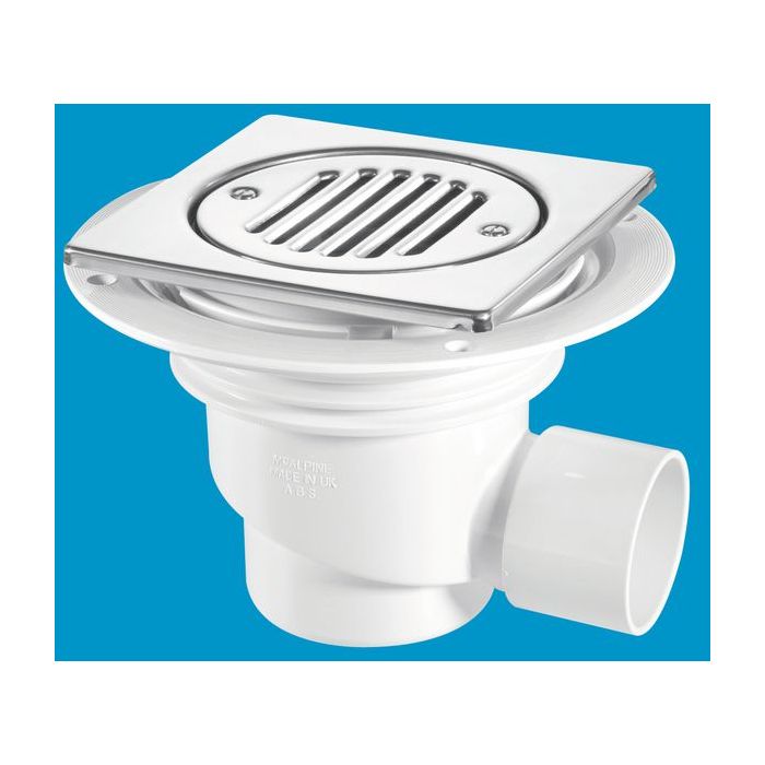 Mcalpine Tsg1t6ss Trapped Shower Gully Tile 150 Mm