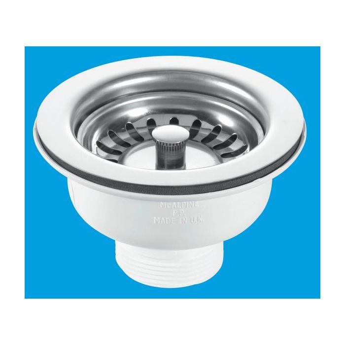 Mcalpine Bwstss Basket Strainer Waste 1.5