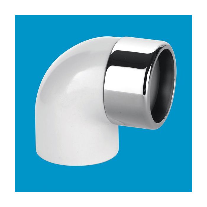 Mca 90 Bend 32/35Mm Cp Brass X 1.25 Abs