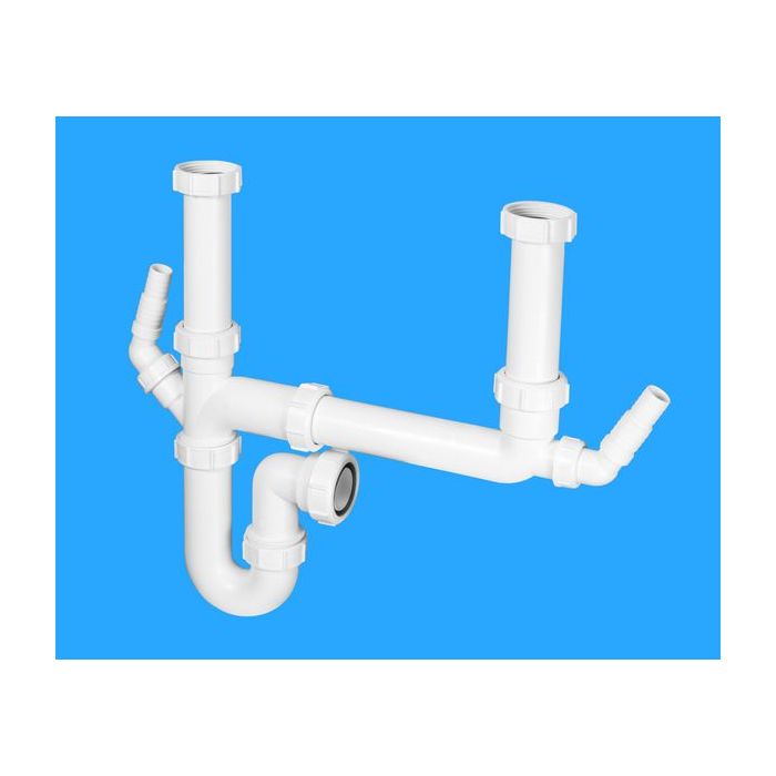 Mcalpine Db Bowl Snk Kit 2 Inlet Nozzles