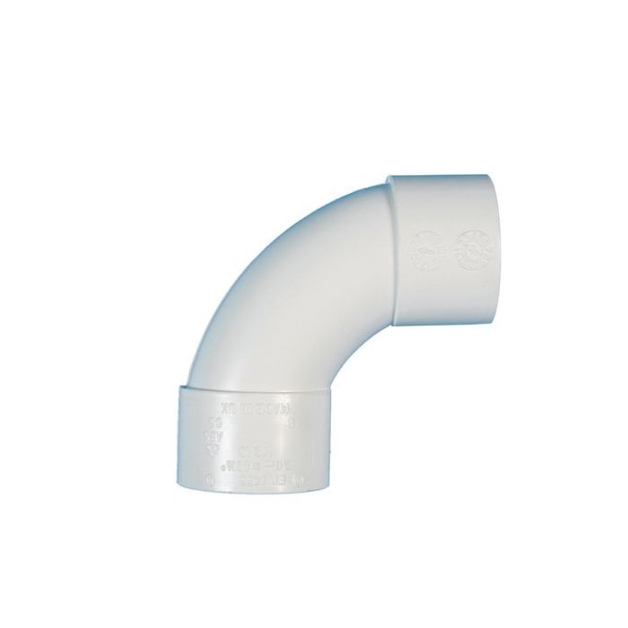 Polypipe 32Mm X 92.1/2Deg Swept Bend Abs Ws13:W