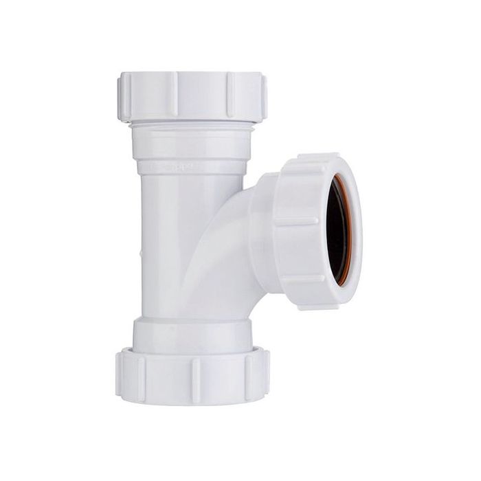 Polypipe Ps22:W 40Mm X 91.1/4Deg Equal Tee Ps22:W