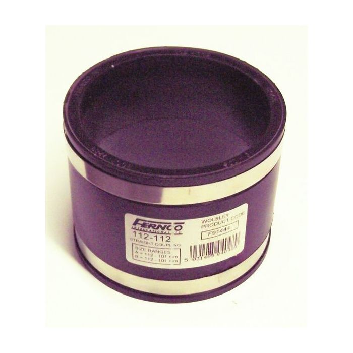 Fernco Straight Coupling 112-112