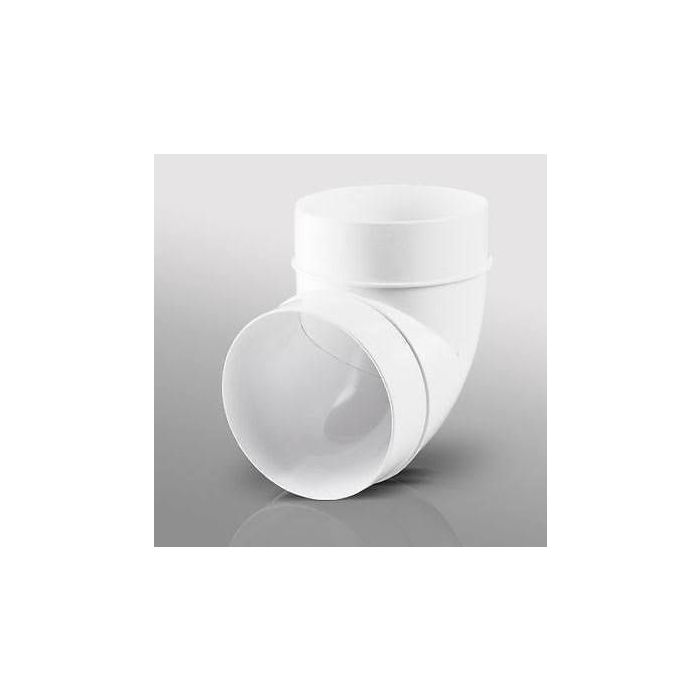 Domus Right Angled Bend (Rnd Pipe) 590Wh