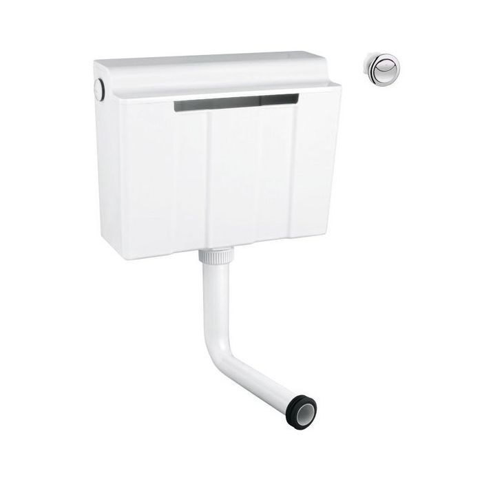 Dual Flush Adagio Conc Cistrn Side Fill+