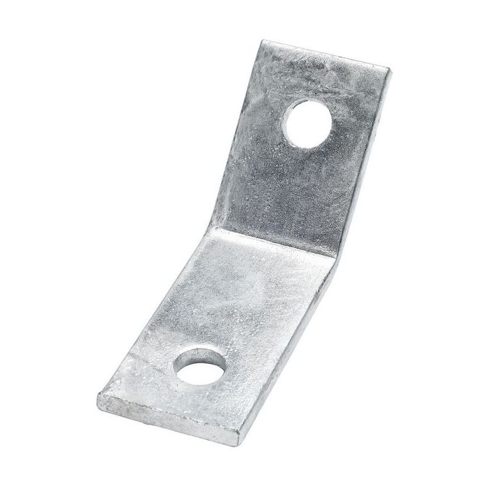 ANGLE BRACKET-OBT-GALV-45 DEG-2 HOLE