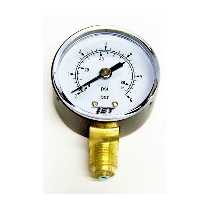 Wolseley Own Brand Jet Range Gauges and Thermometers Jet 2 Vert Press Gauge 0-6 Bar & Psi