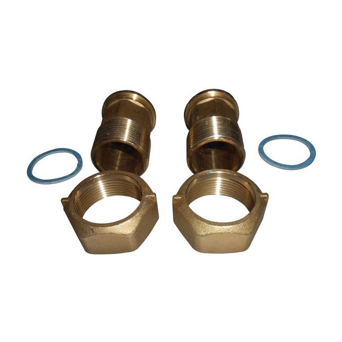 Black Center pair of unions female 1.1/2 x male 1.1/4 (Pack of 32)