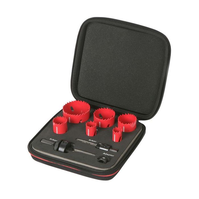 ROTHENBERGER PLUMBERS 9PCE HOLESAW KIT