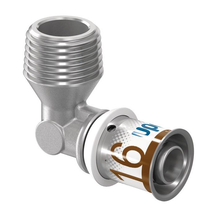 Uponor UPO S-PRESS PLUS ELB M THREAD 16-R1/2 IN