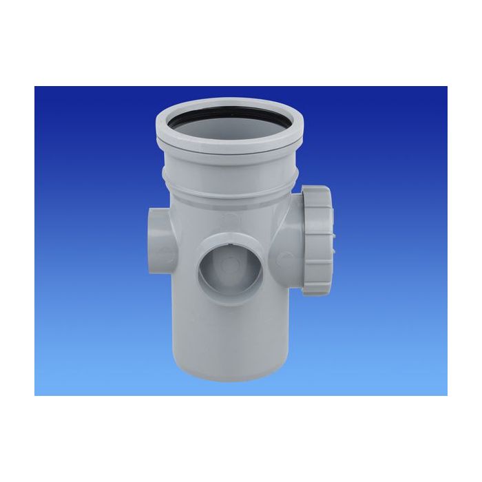 Wavin Wavin OsmaSoil access pipe 110mm Grey